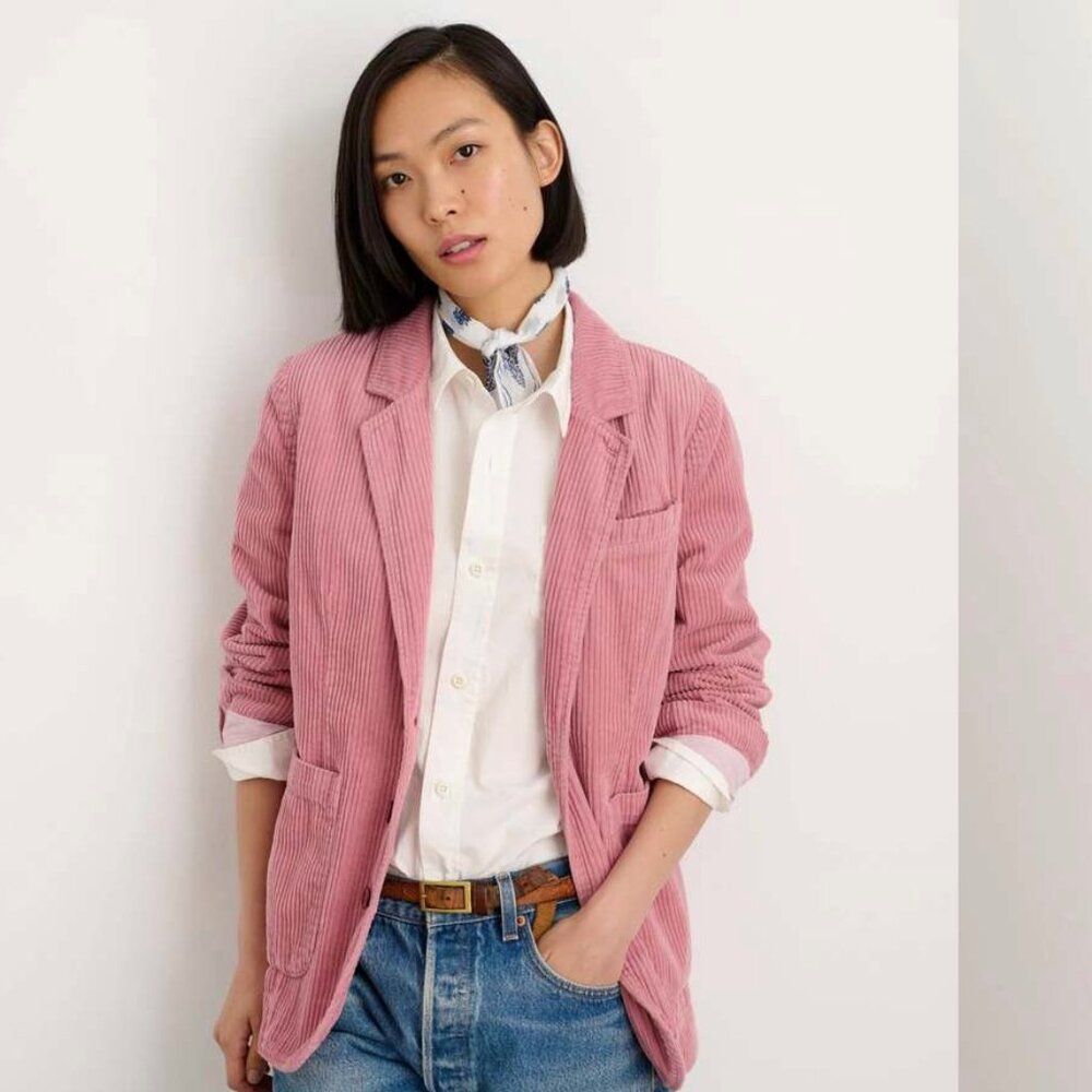 ALEX MILL Boyish Blazer in Corduroy Dusty Rose
